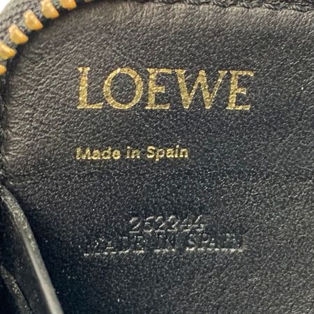  LOEWE ロエベ リピートアナグラム C499T12X07 ブラック ラウンドファスナー財布 レディース