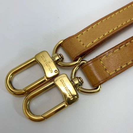 LOUIS VUITTON ルイヴィトン ヌメ革 レザー ベージュ ゴールド金具 約77cm ショルダーストラップ  バッグ用アクセサリー ゴールド金具