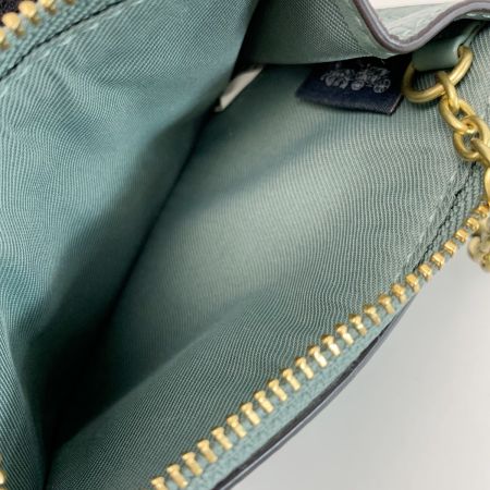  COACH コーチ ミニ スキニー ID ケース CR550 グレー キーリング付き