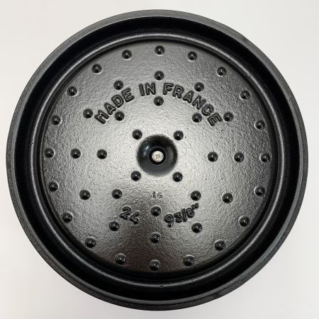  STAUB ストウブ ピコ ココット 24cm ラウンドチェリー キッチン用品 調理器具 レッド ホーロー鍋