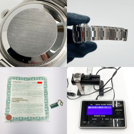  ROLEX ロレックス オイスターパーペチュアル デイト E番 15200 ブラック 自動巻き メンズ 腕時計 ギャランティ有