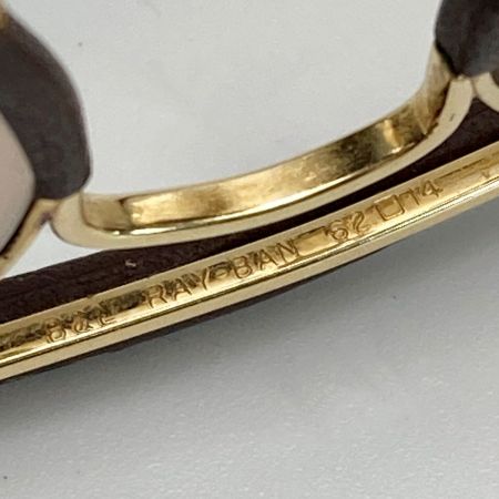  RAY-BAN (B&L) B&L アウトドアーズマン レザーコレクション サングラス ブラウン 62□14 ケース有 OUTDOORSMAN