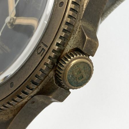  BALTIC アクアスカーフ ブロンズ ブルーダイアル 自動巻き メンズ 腕時計 箱有 AQUASCAPHE