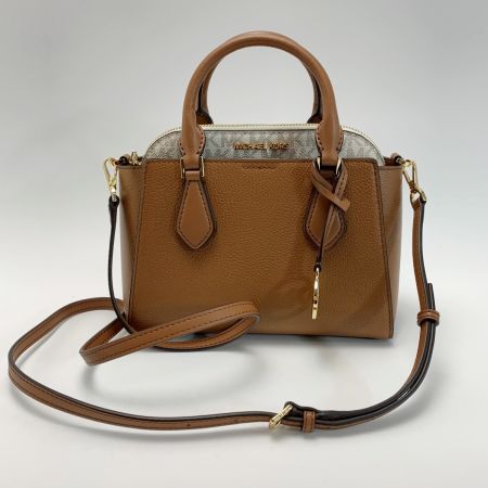  MICHAEL KORS マイケルコース ジェットセット インナーポーチ ストラップ付  35F0GDIC1L ブラウン 2WAYバッグ