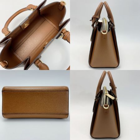  MICHAEL KORS マイケルコース ジェットセット インナーポーチ ストラップ付  35F0GDIC1L ブラウン 2WAYバッグ