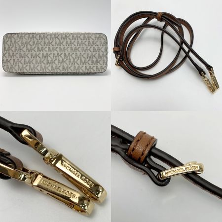  MICHAEL KORS マイケルコース ジェットセット インナーポーチ ストラップ付  35F0GDIC1L ブラウン 2WAYバッグ