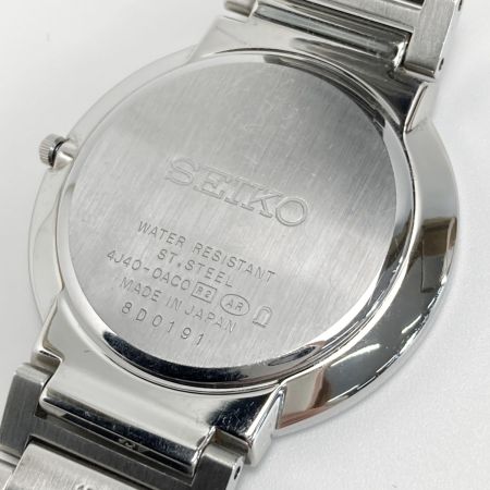  SEIKO セイコー ドルチェ 4J40-0AC0 ホワイト クォーツ メンズ 腕時計 DOLCE