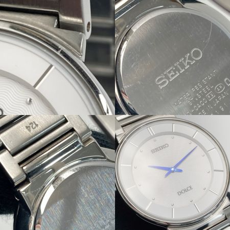 SEIKO セイコー ドルチェ 4J40-0AC0 ホワイト クォーツ メンズ 腕時計 DOLCE