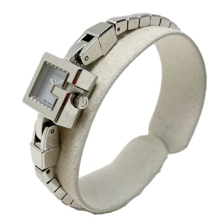  GUCCI グッチ ミニ Gロゴ ブルーシェル シルバー 102 クォーツ レディース 腕時計