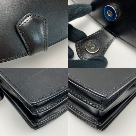  ITAGAKI ブラスコット ハンドバッグ B50111N ブラック レザー 布袋・ショルダーストラップ有