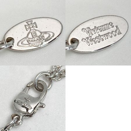  Vivienne Westwood ヴィヴィアン・ウエストウッド DIAMANTE HEART ブレスレット シルバー×レッド メタル ハート