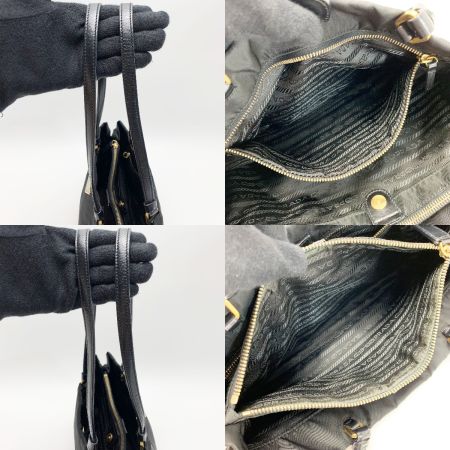  PRADA プラダ B11215 ブラック ハンドバッグ 袋・ギャランティーカード付