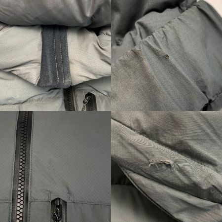  NANGA ナンガ ダウンジャケット  WHITE LABEL グレー サイズS フードにキズ有