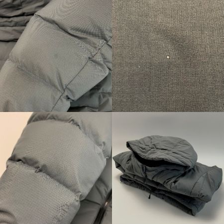  NANGA ナンガ ダウンジャケット  WHITE LABEL グレー サイズS フードにキズ有