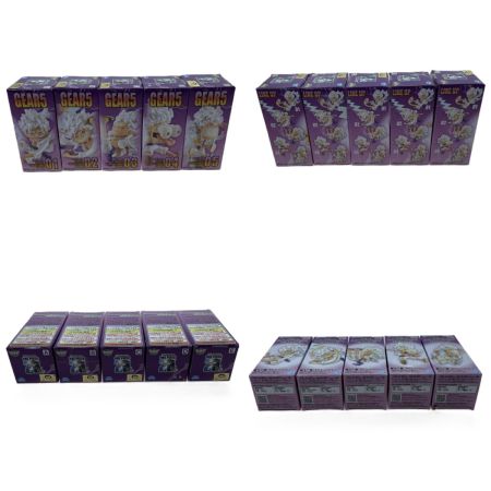   ワールドコレクタブルフィギュア モンキー・D・ルフィ ギア5 スペシャル  メタリック 全5種セット 未開封