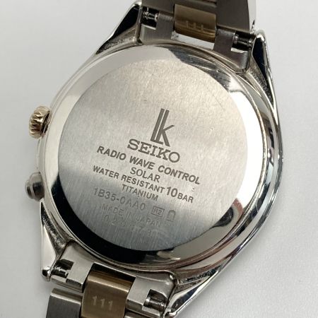  SEIKO セイコー ルキア 1Pダイヤ 1B35-0AA0 シェル文字盤 電波ソーラー レディース 腕時計 LUKIA