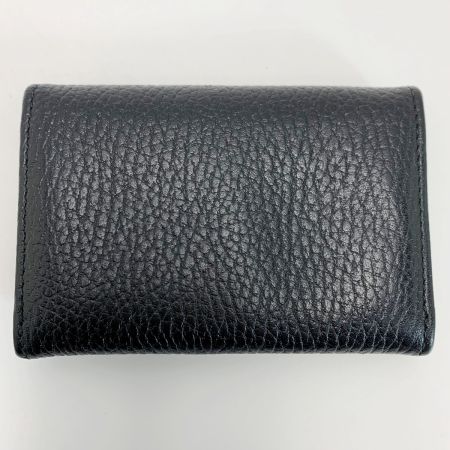  GUCCI グッチ レザー GGアマラント  739525 ブラック カードケース 袋有