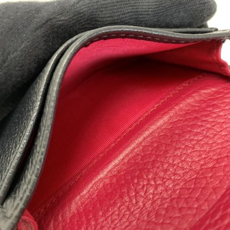  GUCCI グッチ レザー GGアマラント  739525 ブラック カードケース 袋有