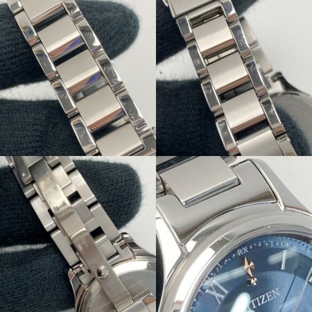  CITIZEN シチズン XC クロスシー ヒカリコレクション ネイビー 電波ソーラー レディース 腕時計