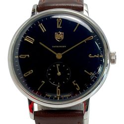 ☆☆ DUFA ドゥッファ グロピウス DF-9001 ブラック クォーツ メンズ 腕時計 Gropius Bランク