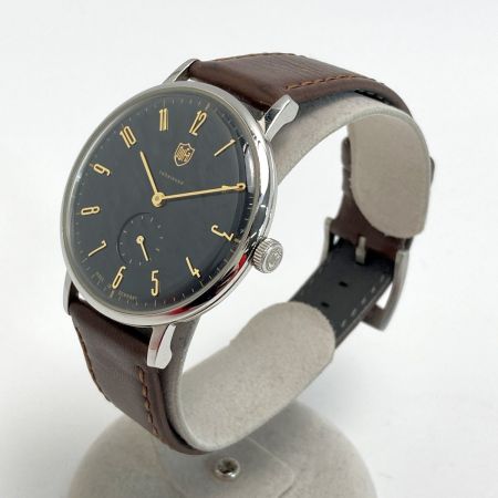  DUFA ドゥッファ グロピウス DF-9001 ブラック クォーツ メンズ 腕時計 Gropius