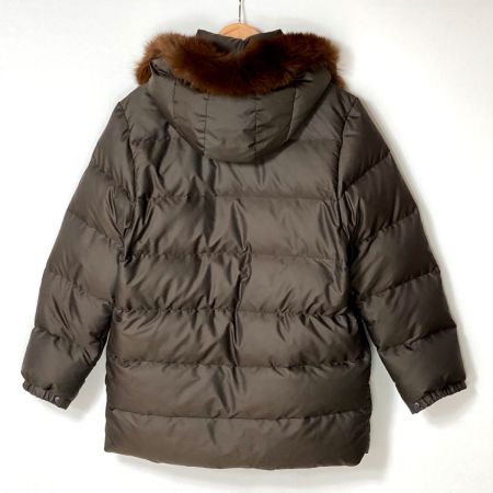  MONCLER モンクレール ダウンジャケット G32-003 ブラウン サイズ 0 レディース