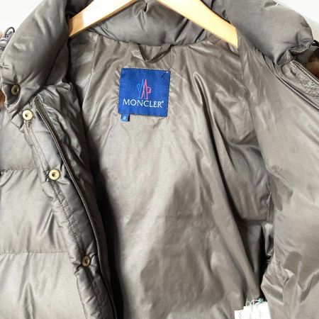  MONCLER モンクレール ダウンジャケット G32-003 ブラウン サイズ 0 レディース