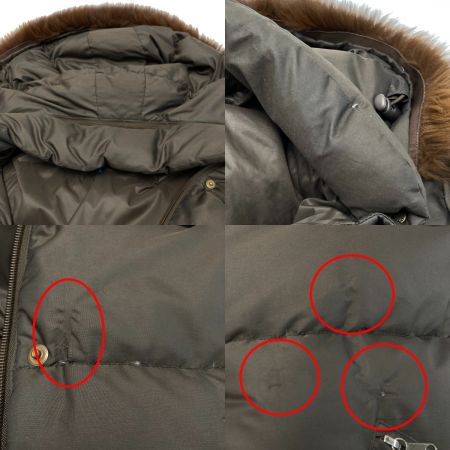  MONCLER モンクレール ダウンジャケット G32-003 ブラウン サイズ 0 レディース