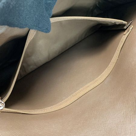  BURBERRY バーバリー レザー  ブラウン クラッチバッグ メンズ