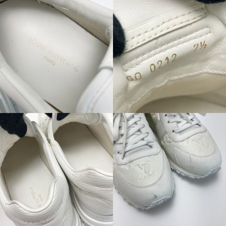  LOUIS VUITTON ルイヴィトン ランアウェイ・ラインスニーカー 7½（26cm相当） GO0212 ホワイト 靴 シューズ