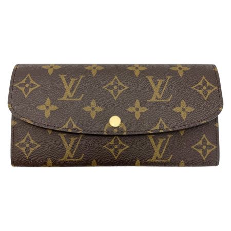  LOUIS VUITTON ルイヴィトン ポルトフォイユ・エミリー 長財布 M60697 イニシャンル入り(Y) 箱・袋有