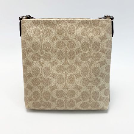  COACH コーチ ショルダーバッグ シグネチャー CW325 ベージュ レディース シルバー金具