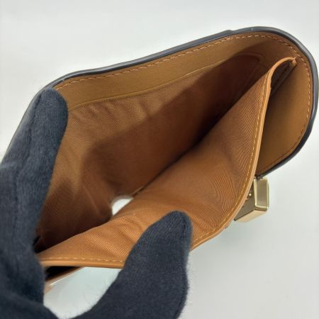 COACH コーチ 3つ折り財布 CC059 カーキ レディース