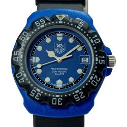 ☆☆ TAG HEUER タグホイヤー フォーミュラ1 プロフェッショナル 381.513/1 ブルー クォーツ メンズ 腕時計 Bランク