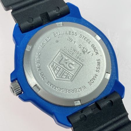  TAG HEUER タグホイヤー フォーミュラ1 プロフェッショナル 381.513/1 ブルー クォーツ メンズ 腕時計