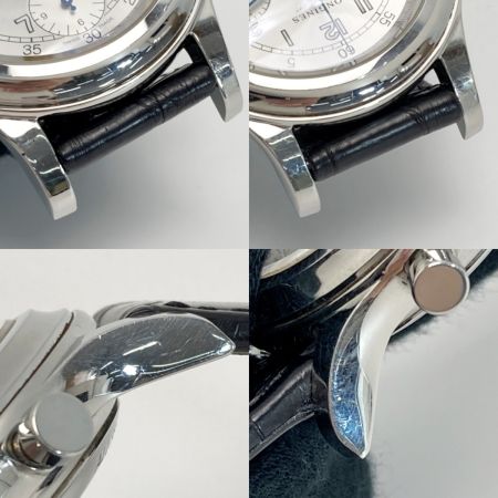 LONGINES ロンジン ヘリテージ 1951 デイト クロノグラフ L2.745.4.73.2 シルバー 自動巻き メンズ 腕時計 箱有
