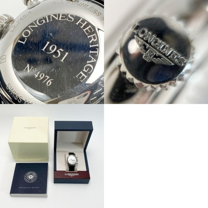LONGINES ロンジン ヘリテージ 1951 デイト クロノグラフ L2.745.4 