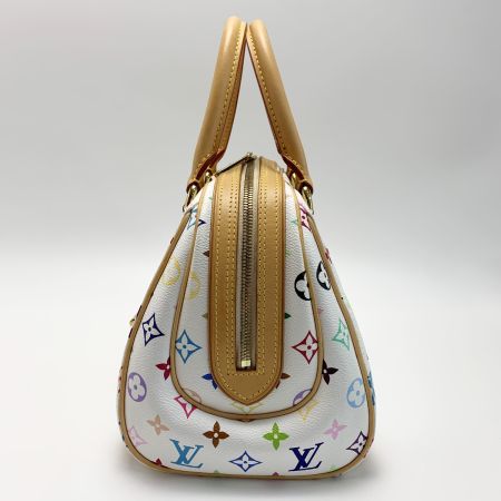  LOUIS VUITTON ルイヴィトン プリシラ  モノグラム M40096 マルチカラー ホワイト ハンドバッグ 袋有