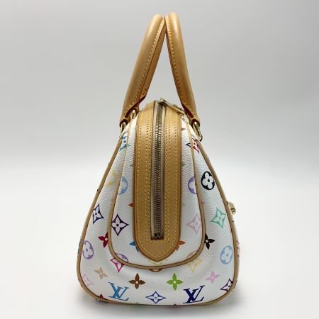  LOUIS VUITTON ルイヴィトン プリシラ  モノグラム M40096 マルチカラー ホワイト ハンドバッグ 袋有