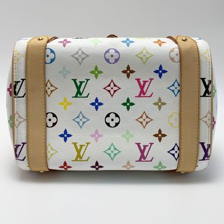  LOUIS VUITTON ルイヴィトン プリシラ  モノグラム M40096 マルチカラー ホワイト ハンドバッグ 袋有