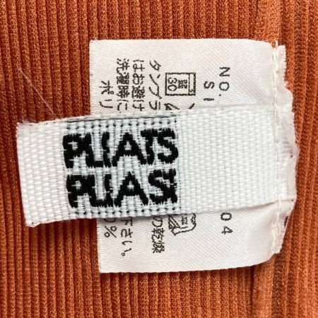  ISSEY MIYAKE イッセイミヤケ PLEATS PLEASE ノースリーブカットソー PP41-FK304 オレンジ サイズ 3 レディース