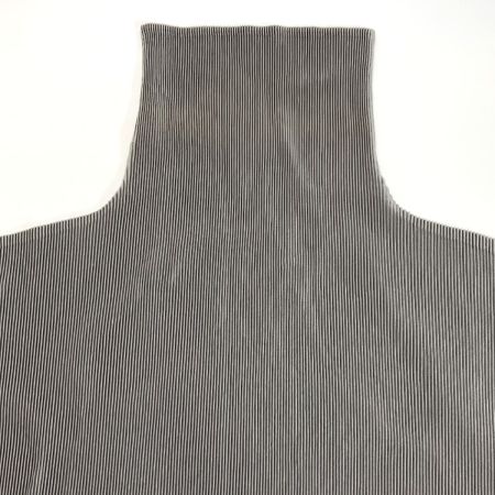  ISSEY MIYAKE イッセイミヤケ PLEATS PLEASE タートルネックカットソー 長袖 PP23-FK366 グレー サイズ 3 レディース