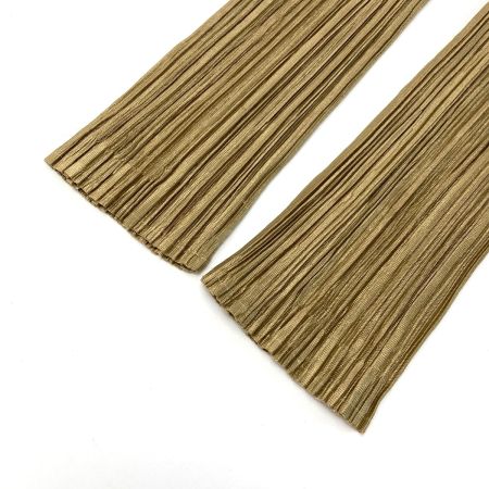  ISSEY MIYAKE イッセイミヤケ PLEATS PLEASE 長袖カットソー PP73-JK202 サンドベージュ サイズ 3 レディース