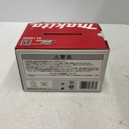  MAKITA マキタ バッテリー　18v　6.0Ah BL1860B