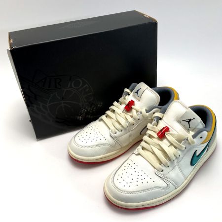  NIKE ナイキ Air Jordan 1 Low PRM スニーカー HV4511-133 ホワイト 25.5cm メンズ 箱付き