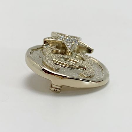  CHANEL シャネル スター ココマーク ブローチ B23B ゴールド メッキ