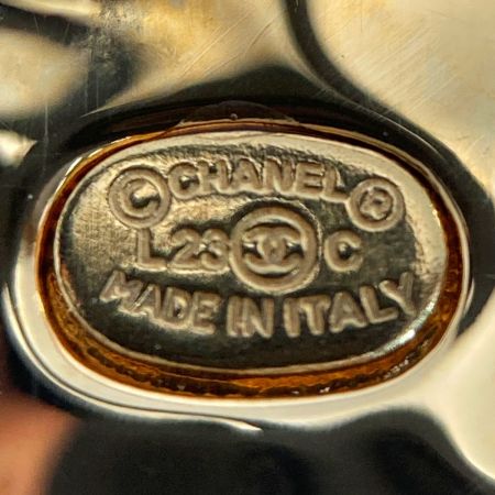  CHANEL シャネル ココマーク ハート ブローチ L23C ゴールド GP ラインストーン