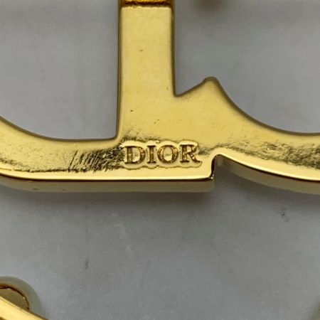  Christian Dior クリスチャンディオール ブローチ CDロゴ ゴールド メッキ