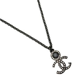 ☆☆ CHANEL シャネル ネックレス ココマーク C23B シルバー Bランク