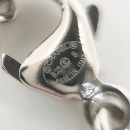  CHANEL シャネル ココマーク ハート ネックレス B23B シルバー ラインストーン フェイクパール